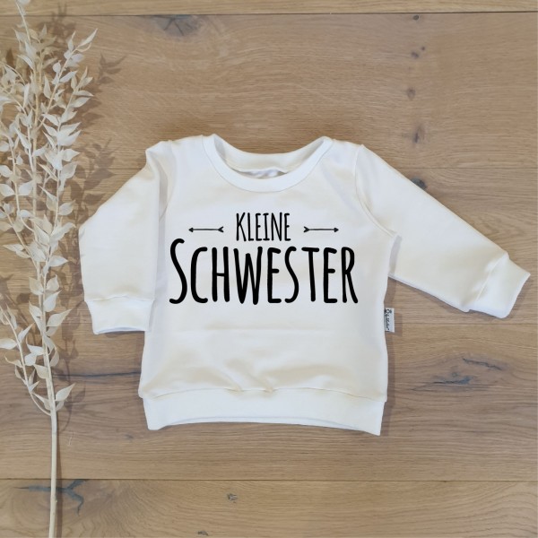 Cremeweiss (Weiss) - Kleine Schwester (Schwarz) - Sweater