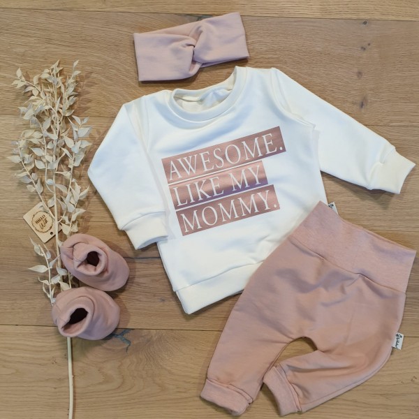 SET - Awesome. Like my... - Sweater (W), Jogging Pants (R), Booties & Stirnband (R)