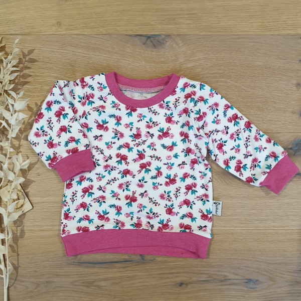 Pink Blumen (Pink Melange) - Sweater