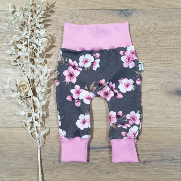 Grau Pink Blüten (Pink) - Jogging Pants