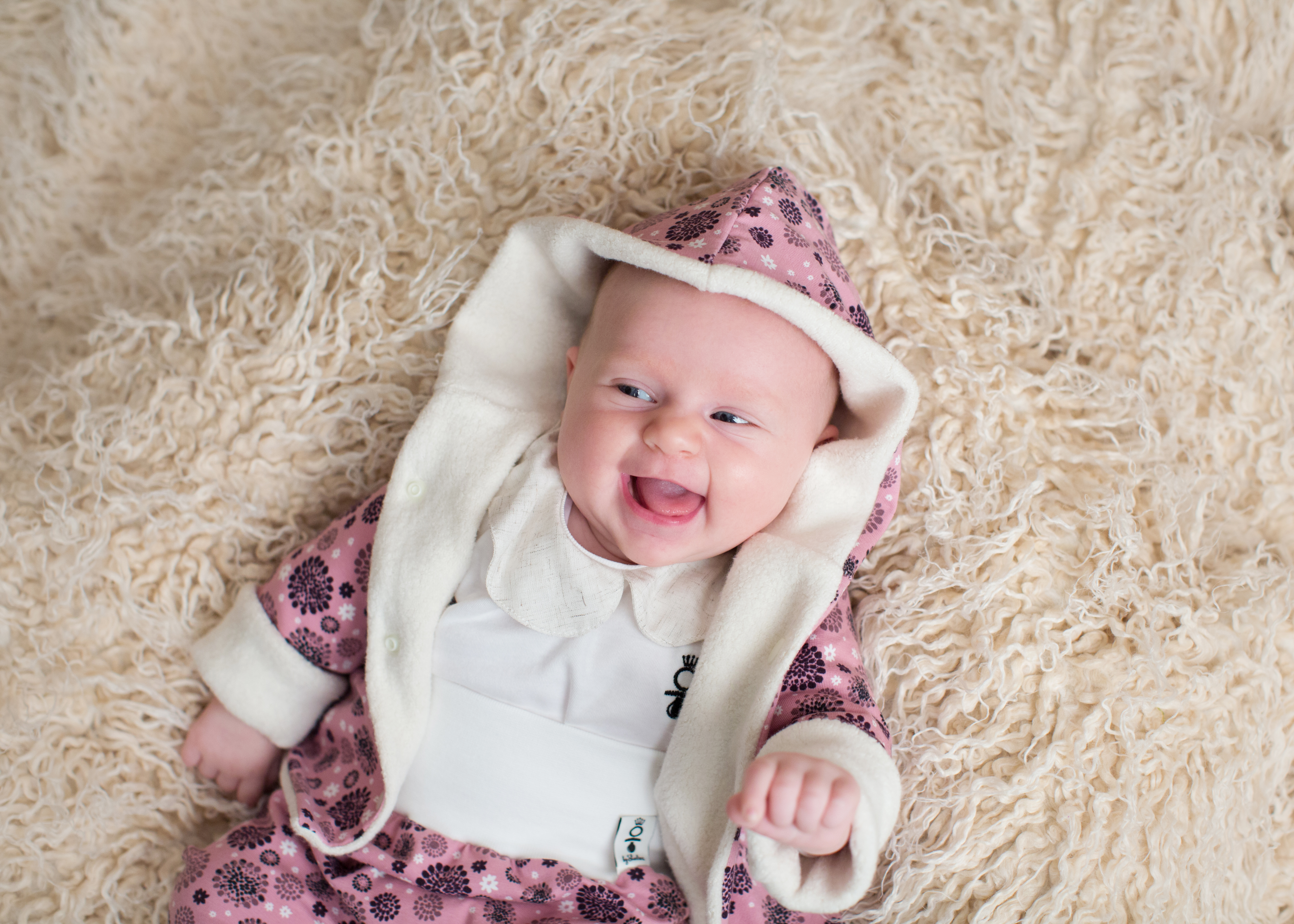 Baby Jacke Übergangsjacke Uni Rose Gefüttert 50-68 Softshell Jacke Sharlene Babymode Winterjacke Handgemacht in Deutschland 