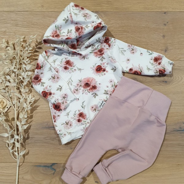 Roses Weiss - Hoody Sweater & Jogger (Nude)