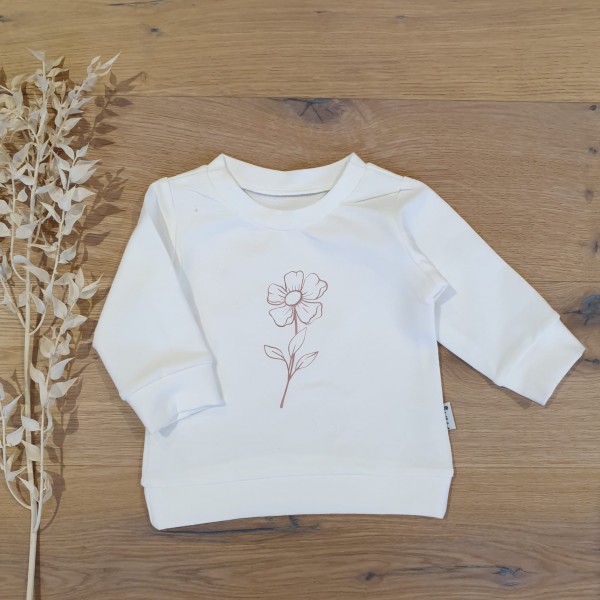 Cremeweiss - Blüte (Rosegold) - Sweater