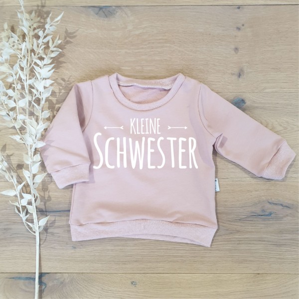 Rose (Rose Melange) - Kleine Schwester (Weiss) - Sweater