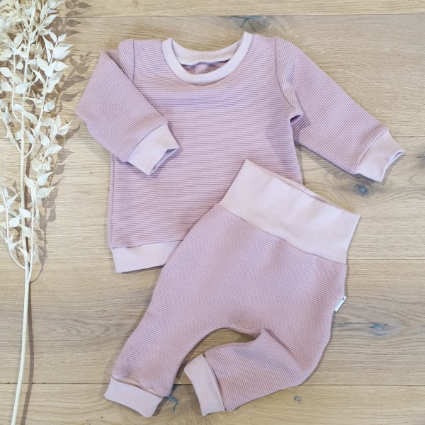 Ribjersey Nude (Nude) - Sweater und Jogger