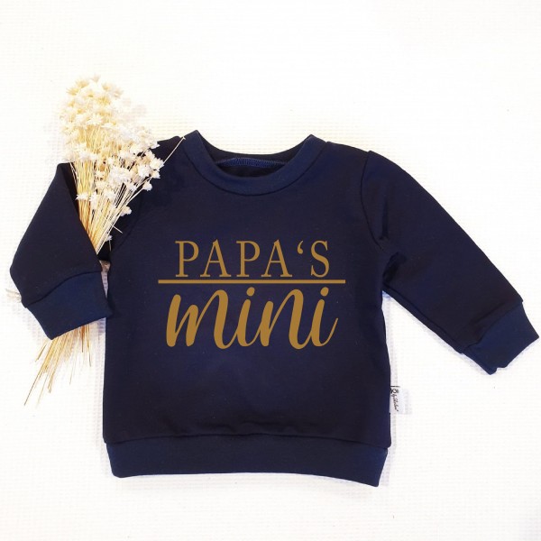 Navy - Papa's MINI (Gold) - Sweater