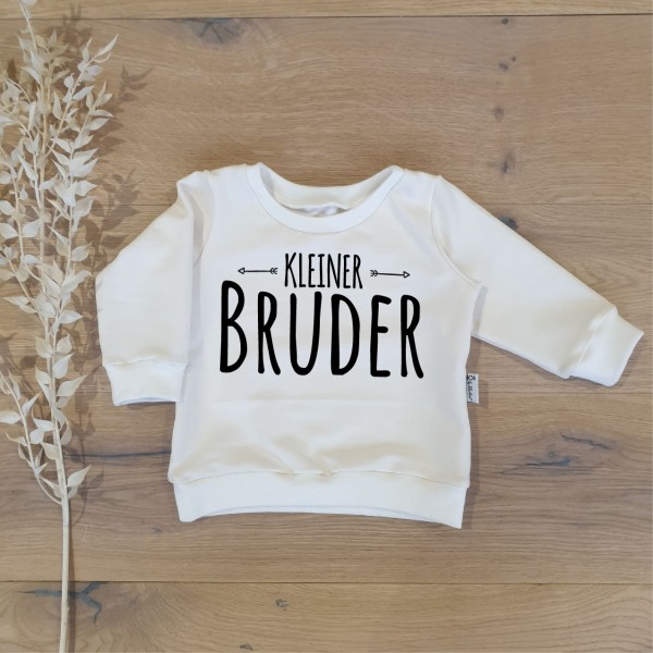 Cremeweiss (Weiss) - Kleiner Bruder (Schwarz) - Sweater