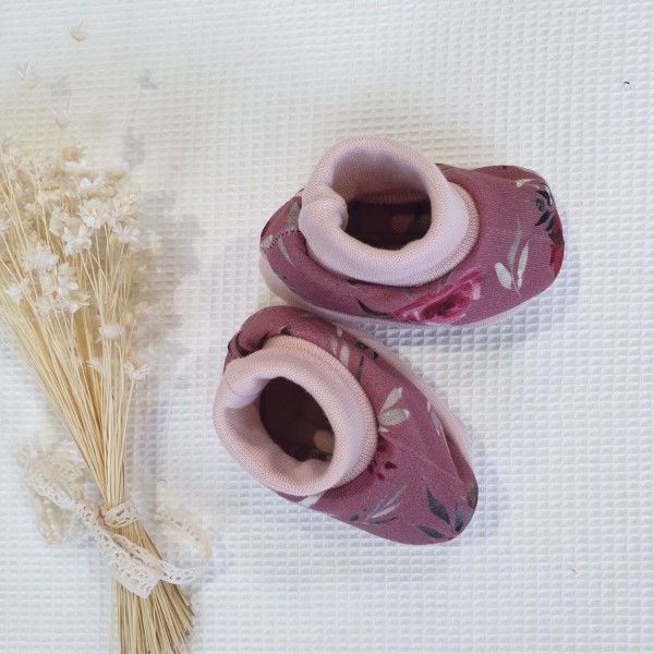 Purpur Rosenwiese (Rose) - Booties