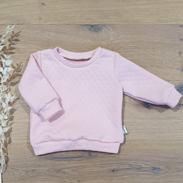 Rosa Gesteppt - Sweater