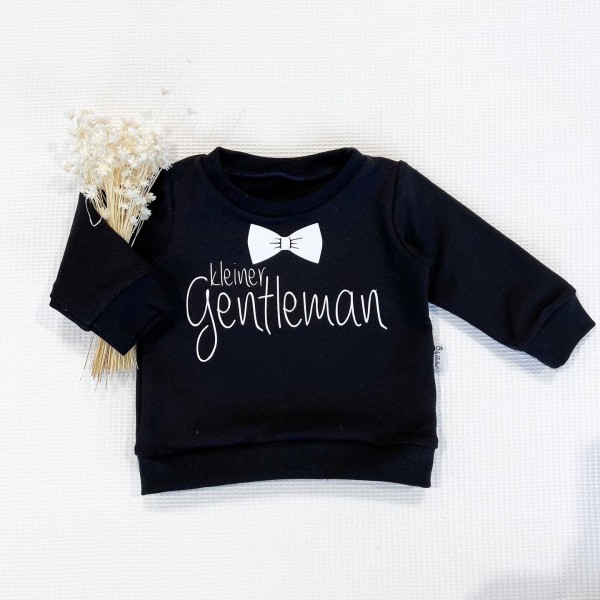 Schwarz - Gentleman (Weiss) - Sweater